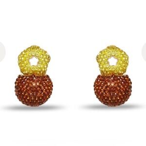 Lele Sadoughi Star Flower Hinge Earrings